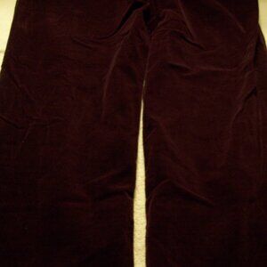 Chaps denim purple women's 24W purple winter weight corduroy pants